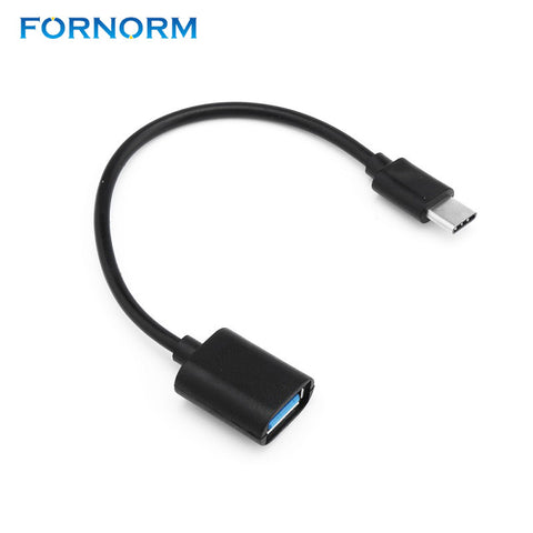 FORNORM USB Type C to USB 3.0 Adapter Cable For Macbook Pro New Macbook Support OTG Convert USB-C Female into USB 3.1 A Female