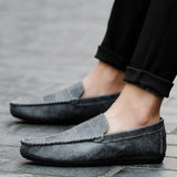 Tangnest New 2018 Spring Men Loafers Outdoor Breathable PU Leather Casual Shoes Fashion Lazy Men Flats Moccasins XMR2850