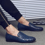 Tangnest Luxury Brand 2018 Men Shoes Braid Leather Slip-on Flats Casual Driving Oxfords Shoes Men Moccasins Size 37 ~47 XMR2818