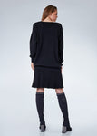 BLACK LOOSE FIT CASHMERE SWEATER